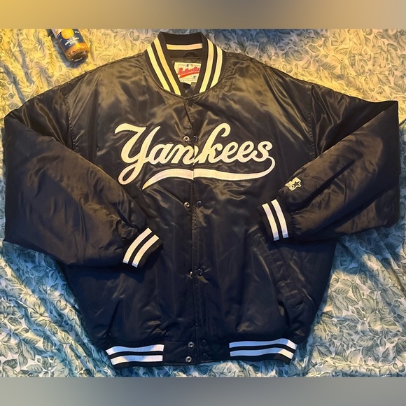 STARTER Other - VINTAGE YANKEES SATIN BOMBER DIAMOND COLLECTION​